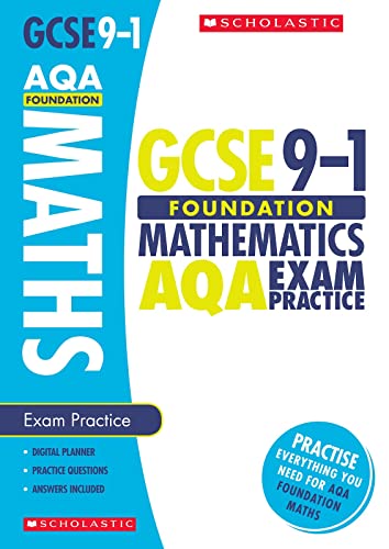 Beispielbild fr GCSE Foundation Maths AQA Practice Book. Perfect for Home Learning and includes a free revision app (Scholastic GCSE Grades 9-1 Revision and Practice) zum Verkauf von WorldofBooks