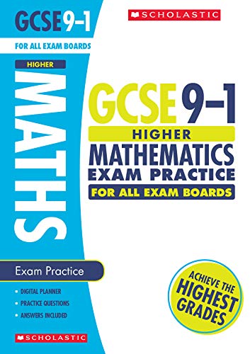 Beispielbild fr GCSE Higher Maths Practice Book for All Boards. Perfect for Home Learning and includes a free revision app (Scholastic GCSE Grades 9-1 Revision and Practice) zum Verkauf von WorldofBooks