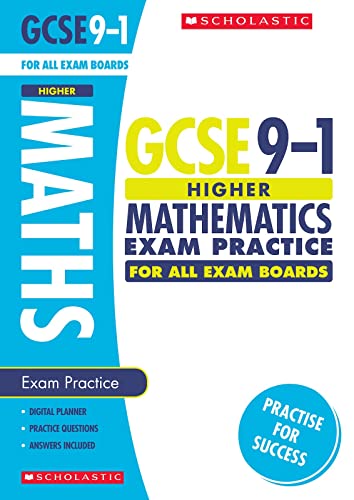 Stock image for GCSE Higher Maths Practice Book for All Boards. Perfect for Home Learning and includes a free revision app (Scholastic GCSE Grades 9-1 Revision and Practice) for sale by WorldofBooks