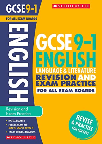 Stock image for English Language and Literature Revision and Exam Practice Book for All Boards (GCSE Grades 9-1) for sale by AwesomeBooks