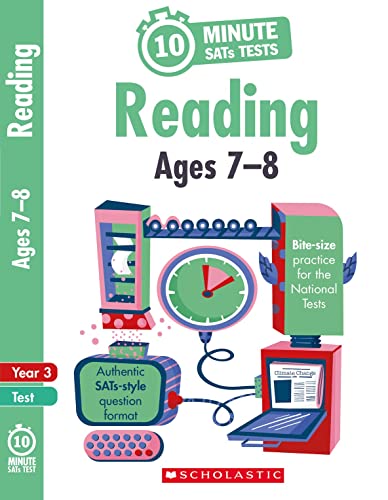 Beispielbild fr Quick test reading activities for children ages 7-8 (Year 3). Perfect for Home Learning. (10 Minute SATs Tests) zum Verkauf von WorldofBooks