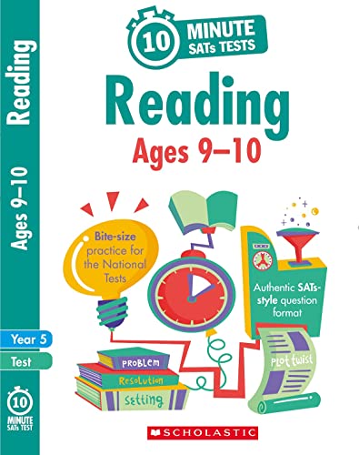 Beispielbild fr Scholastic 10 Minute SATs Tests Reading Activities for Children Aged 9-10 (Year 5) zum Verkauf von AwesomeBooks