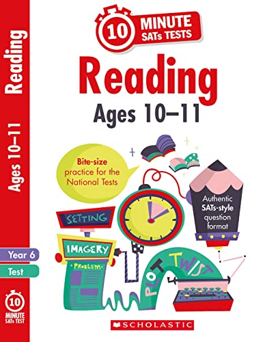 Beispielbild fr Quick test reading activities for children ages 10-11 (Year 6). Perfect for Home Learning. (10 Minute SATs Tests) zum Verkauf von WorldofBooks