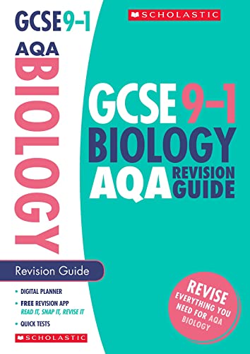 Stock image for GCSE Biology AQA Revision Guide. Perfect for Home Learning and includes a free revision app (Scholastic GCSE Grades 9-1 Revision and Practice) for sale by WorldofBooks