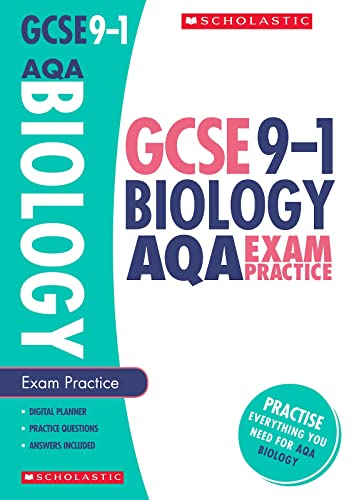 Beispielbild fr GCSE Biology AQA Practice Book. Perfect for Home Learning and includes a free revision app (Scholastic GCSE Grades 9-1 Revision and Practice) zum Verkauf von WorldofBooks