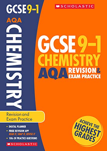 Beispielbild fr GCSE Chemistry AQA Revision Guide and Practice Book. Perfect for Home Learning and includes a free revision app (Scholastic GCSE Grades 9-1 Revision and Practice) zum Verkauf von WorldofBooks