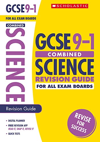 Beispielbild fr GCSE Combined Science Revision Guide for All Boards. Perfect for Home Learning and includes a free revision app (Scholastic GCSE Grades 9-1 Revision and Practice) zum Verkauf von WorldofBooks
