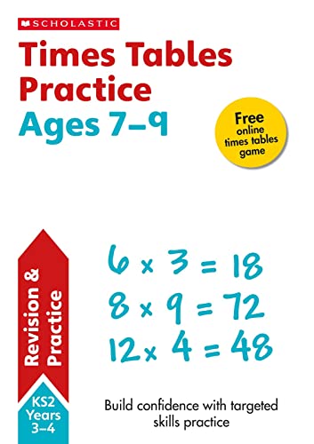 Beispielbild fr Times Tables Workbook for children Ages 7-9 with free online practice test (National Curriculum Times Tables): 1 zum Verkauf von WorldofBooks