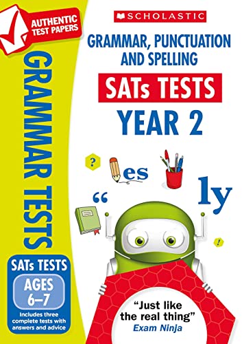 Stock image for Grammar, Punctuation & Spelling Practice Tests for Ages 6-7 (Year 2) Includes three test papers plus answers and mark scheme (National Curriculum SATs Tests): 1 for sale by WorldofBooks