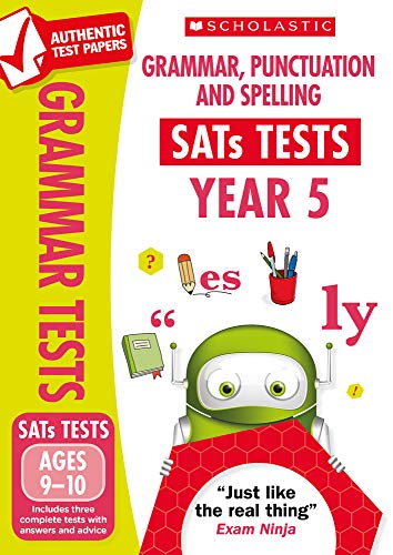 Beispielbild fr Grammar, Punctuation & Spelling Practice Tests for Ages 9-10 (Year 5) Includes three test papers plus answers and mark scheme (National Curriculum SATs Tests) zum Verkauf von AwesomeBooks