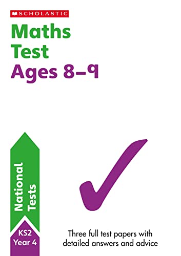 Beispielbild fr Maths Practice Tests for Ages 8-9 (Year 4) Includes two complete test papers plus answers and mark scheme (National Curriculum SATs Tests): 1 zum Verkauf von WorldofBooks