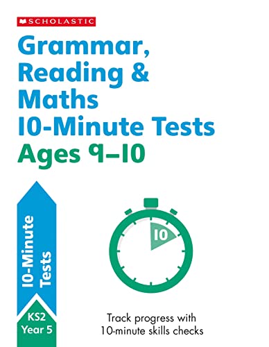 9781407183169: Quick test grammar, reading and maths activities for children ages 9-10 (Year 5). Perfect for Home Learning. (10 Minute SATs Tests)