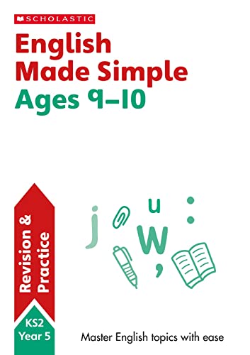 Beispielbild fr English Practice and Revision Workbook For Ages 9-10 (Year 5) Covers all key topics with answers (SATs Made Simple) zum Verkauf von WorldofBooks