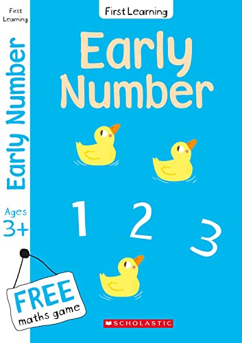 Stock image for Numbers for ages 3+: exciting, engaging with a free number game and rewards certificate (Scholastic First Learning): 1 for sale by AwesomeBooks