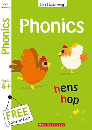 Beispielbild fr Phonics workbook for Ages 3-5 (Book 2): This preschool activity book includes a free mini-book and rewards certificate (Scholastic First Learning) zum Verkauf von WorldofBooks