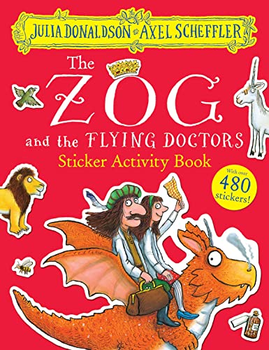 9781407197814: The Zog and the Flying Doctors Sticker Activity Book: Packed with mazes, dot-to-dots, word searches, colouring-in pages and more!
