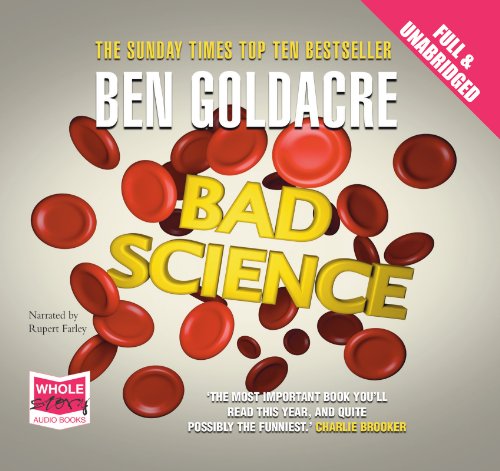 Stock image for Bad Science (unabridged audiobook) (Audio CD) for sale by Revaluation Books