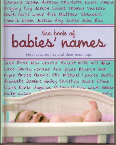 Beispielbild fr The Book of Babies' Names: Best Loved Names and Their Meanings By Noam Friedander [2009 Hardcover] zum Verkauf von Half Price Books Inc.