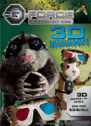 Beispielbild fr Disney G-Force 3D: Agenten mit Biss. 3D Poster und Spiel & 2 3D Brillen zum Verkauf von medimops