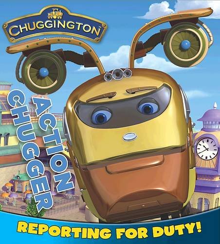Stock image for Chuggington Board Book Action Chugger for sale by WorldofBooks