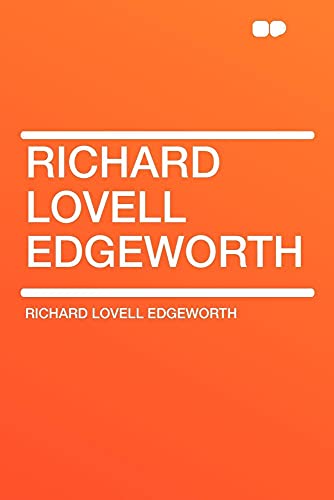 Richard Lovell Edgeworth (9781407617732) by Edgeworth, Richard Lovell