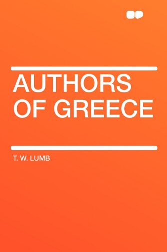 9781407647609: Authors of Greece