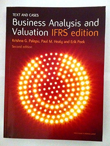 BUSINESS ANALYSIS AND VALUATION IFRS EDITION PALEPU PDF