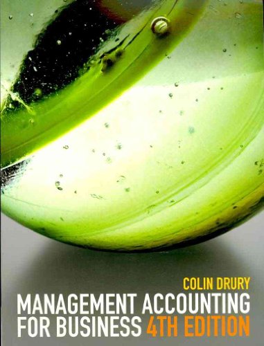 Beispielbild fr Management Accounting for Business zum Verkauf von AwesomeBooks