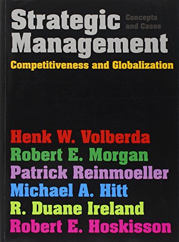 Imagen de archivo de Strategic Management: Competitiveness & Globalisation: Concepts & Cases a la venta por MusicMagpie