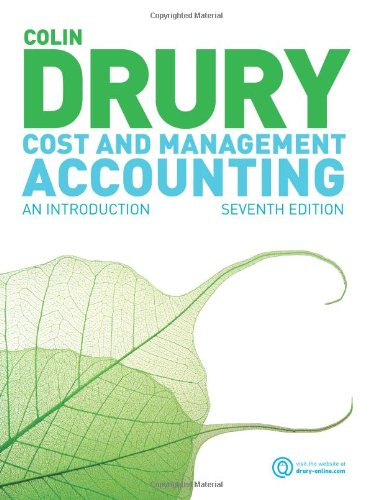 Cost and Management Accounting: An Introduction - Drury, C.