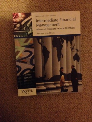 Stock image for Custom Int Financial Man Abridged for sale by Reuseabook