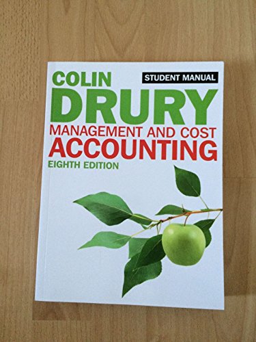 Imagen de archivo de Management and Cost Accounting: Student Manual a la venta por WorldofBooks