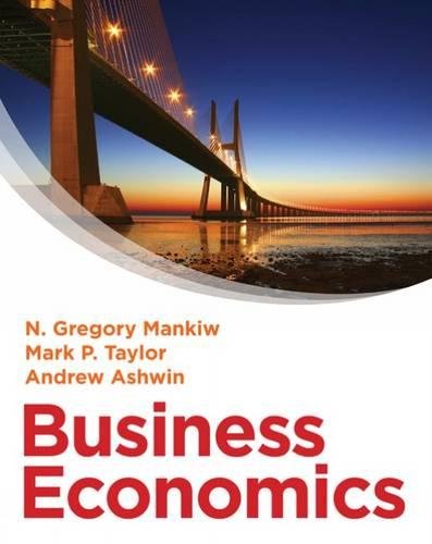 Imagen de archivo de Business Economics a la venta por Better World Books Ltd