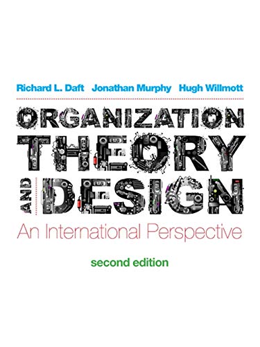Stock image for Organization Theory and Design for sale by Better World Books Ltd