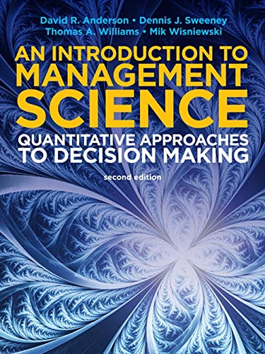 Beispielbild fr Introduction to Management Science: Quantative Approaches to Decision Making (with CourseMate and eBook Access Card): Quantative Approaches to Decision Making (with CourseMate and eBook Access Card) zum Verkauf von AwesomeBooks