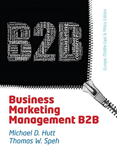 Stock image for Business Marketing Management: B2B, EMEA Edition for sale by Brit Books