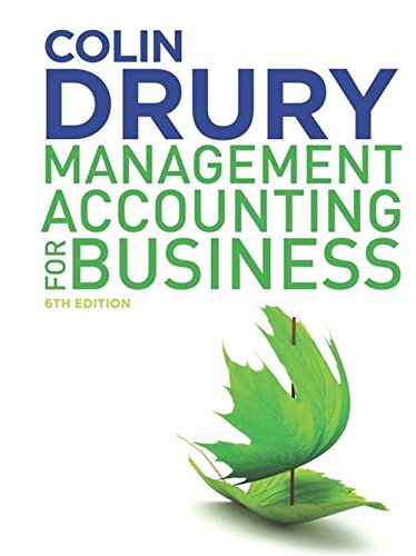 Beispielbild fr Management Accounting for Business zum Verkauf von AwesomeBooks