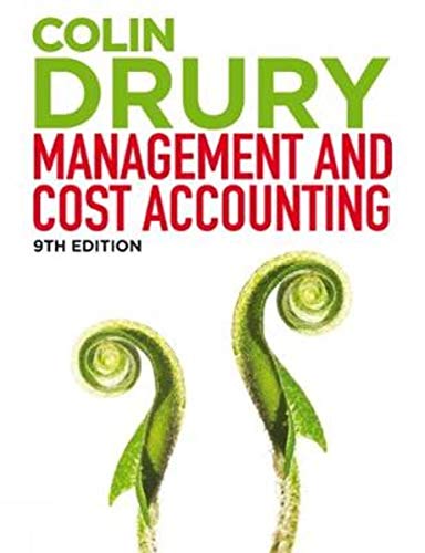 Beispielbild fr Cost and Management Accounting zum Verkauf von WorldofBooks