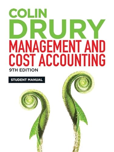 Beispielbild fr Management and Cost Accounting: Student Manual zum Verkauf von WorldofBooks