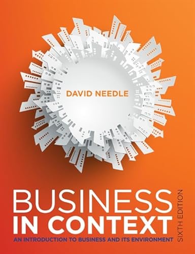 Imagen de archivo de Business in Context a la venta por WorldofBooks