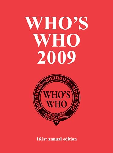 Beispielbild fr Who's Who 2009 zum Verkauf von Better World Books