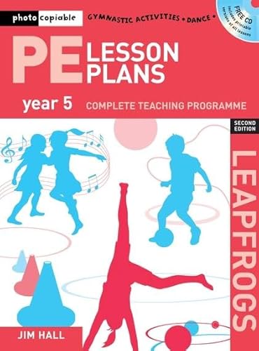 Beispielbild fr PE Lesson Plans Year 5: Photocopiable gymnastic activities, dance and games teaching programmes (Leapfrogs) zum Verkauf von WorldofBooks