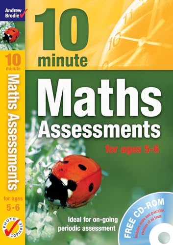 Imagen de archivo de Ten Minute Maths Assessments ages 5-6 (plus CD-ROM) a la venta por WorldofBooks