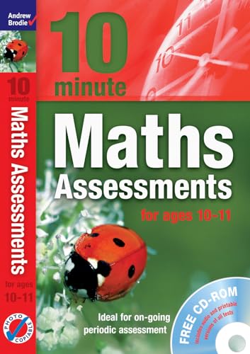 Stock image for Ten Minute Maths Assessments Ages 10-11 (Book & CD) for sale by Kennys Bookshop and Art Galleries Ltd.