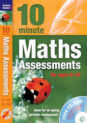 Stock image for Ten Minute Maths Assessments Ages 9-10 (Book & CD) for sale by Kennys Bookshop and Art Galleries Ltd.