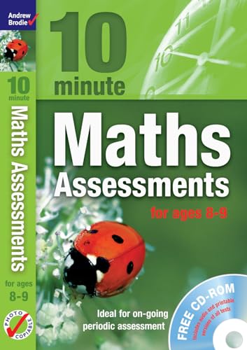 Stock image for Ten Minute Maths Assessments Ages 8-9 (Book & CD) for sale by Kennys Bookshop and Art Galleries Ltd.