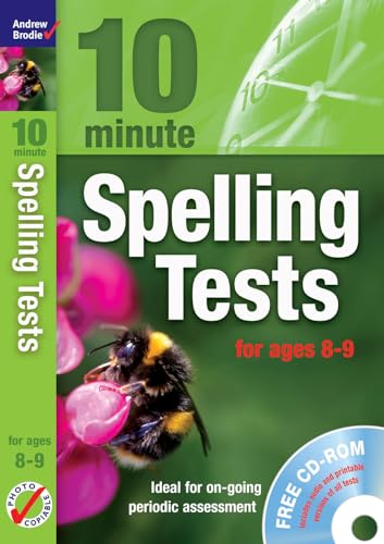 Imagen de archivo de 10 Minute Spelling Tests for Ages 08-09 a la venta por Kennys Bookshop and Art Galleries Ltd.