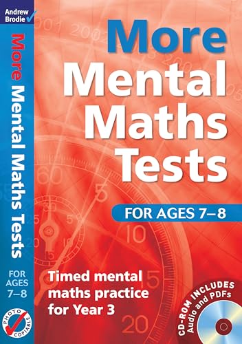 Imagen de archivo de More Mental Maths Tests for ages 7-8: Timed Mental Maths Practice for Year 3 a la venta por WorldofBooks