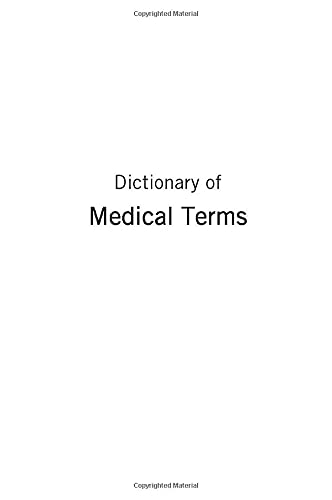 Stock image for Dictionary of Medical Terms Borders for sale by Wonder Book