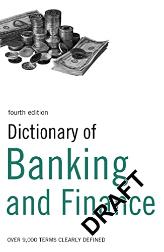 Stock image for Dictionary of Banking and Finance for sale by AwesomeBooks